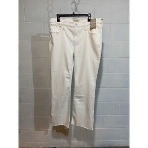 Madewell Women's Mid-Rise Kick Out Full Length Jeans Size 32 Vintage Canvas‎ NWT
